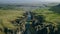 Icelandic green hills and panoramas. Fjadrargljufur canyon