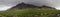 Icelandic horses countryside panoramic