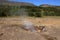 Icelandic landscape with the Little geysir