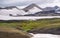 Icelandic landscape - panoramic view on amazing valley