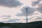 Icelandic landscape with windmill