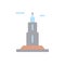 Icelandic, lighthouse icon. Simple color vector elements of pharos icons for ui and ux, website or mobile application