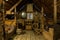 Icelandic log cabin at the National Museum of Iceland