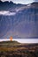 Icelandic orange lighthouse