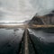 Icelandic panoramas, aerial view on the lands