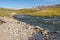 Icelandic river in Unadsdalur.