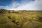 Icelandic wilderness - May 05, 2018: Wild volcanic landscape of Iceland