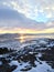 Icelandic Winter Sun Landscape