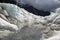 Icescape on a glacier in New Zealand