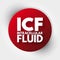 ICF - intracellular fluid acronym, medical concept background