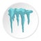 Icicles icon circle