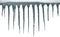 Icicles, isolated, clipping path