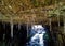 Icicles on Roof of a Tunnel - Landscape