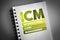 ICM - International Cash Management acronym