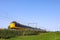 ICM Koploper intercity train on dike at Moordrecht