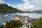 Icmeler, Turkey - OCT, 2018: Holiday cruisers at pier