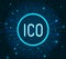 Ico Digital Virtual Money Financing Icon Vector