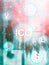 ICO - Initial coin offering, Blockchain and cryptocurrency concept on blurred business building background. Abstract Cover Design