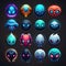 icon alien space avatar ai generated