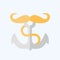 Icon Anchor. related to Hipster symbol. flat style. simple design editable. simple illustration