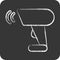Icon Barcode Scanner. related to Black Friday symbol. shopping. simple illustration
