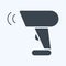 Icon Barcode Scanner. related to Black Friday symbol. shopping. simple illustration