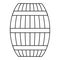 Icon barrel whisky, line barrel wooden, simple cask wood wine