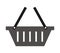 Icon basket for shopping illustrated
