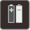 Icon Batteries & Power. related to Photography symbol. Glossy Style. simple design editable. simple illustration