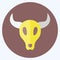 Icon Bull Horns - Flat Style - Simple illustration, Good for Prints , Announcements, Etc