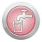 Icon, Button, Pictogram Running Water