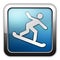 Icon, Button, Pictogram Snowboarding