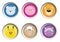 Icon buttons animals