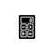 Icon. Calculator symbol sign