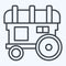 Icon Caravan. related to Medieval symbol. line style. simple design editable. simple illustration