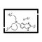 Icon Of Chemistry Formula On Classroom Blackboard