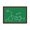 Icon Of Chemistry Formula On Classroom Blackboard