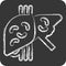 Icon Cirrhosis. related to Hepatologist symbol. chalk Style. simple design editable. simple illustration