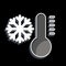 Icon Cold. related to Air Conditioning symbol. glossy style. simple design editable. simple illustration