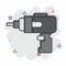Icon Cordless Drill. related to Construction symbol. comic style. simple design editable. simple illustration