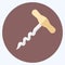 Icon Corkscrew - Flat Style - Simple illustration,Editable stroke