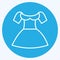 Icon Dirndl. suitable for education symbol. blue eyes style. simple design editable. design template vector. simple illustration