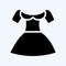 Icon Dirndl. suitable for education symbol. glyph style. simple design editable. design template vector. simple illustration