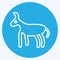 Icon Donkey. related to Domestic Animals symbol. simple design editable. simple illustration