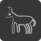 Icon Donkey. related to Domestic Animals symbol. simple design editable. simple illustration