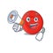 An icon of erythrocyte cell having a megaphone