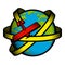 icon that expresses the concept of travel around the world