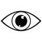 Icon eyes. raster 1 2