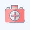 Icon First Aid Kit. related to Hockey Sports symbol. doodle style. simple design editable