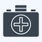 Icon First Aid Kit. related to Hockey Sports symbol. glyph style. simple design editable
